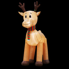 Jingle Jollys Christmas Inflatable Reindeer 5M Illuminated Decorations Free Deli