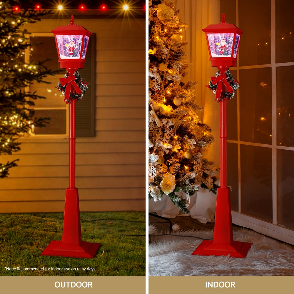 1.8M Christmas Lights Post Lamp LED Outdoor Decorations Jingle Jollys