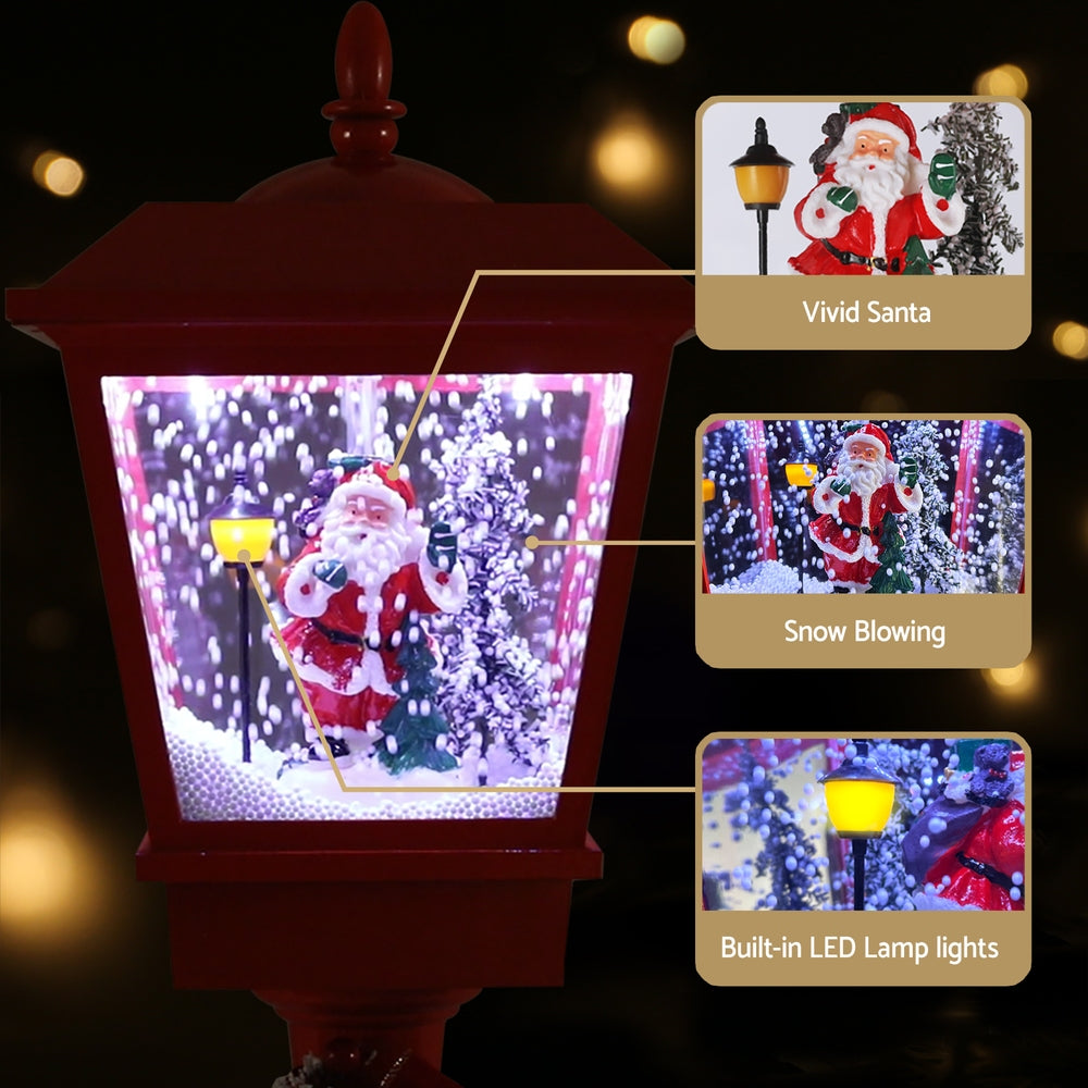 1.8M Christmas Lights Post Lamp LED Outdoor Decorations Jingle Jollys