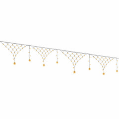 Jingle Jollys Christmas Lights Solar Fairy Lights Warm White Christmas Decorations 4m