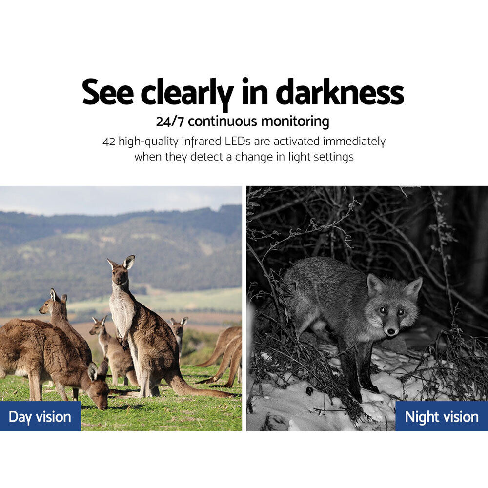 UL-tech 4K 16MP Trail Camera Wildlife Hunting Security Cam Night Vision