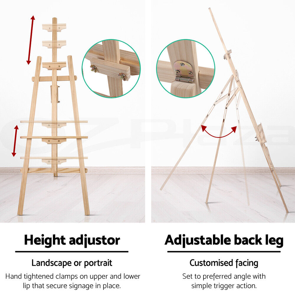 Artiss Painting Easel Pine Wood 147cm
