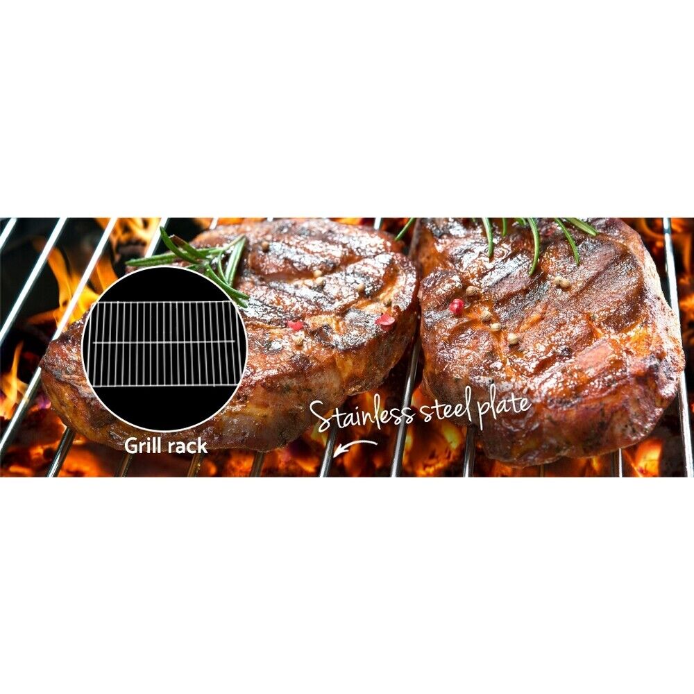 Grillz BBQ Grill Tabletop Charcoal Smoker