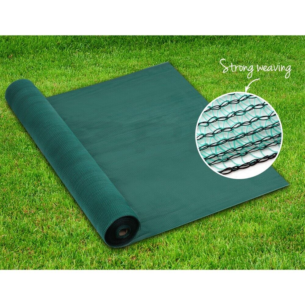Instahut 50% Shade Cloth 3.66x10m Shadecloth Wide Heavy Duty Green