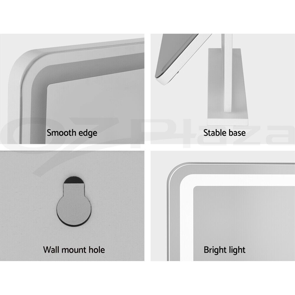 Embellir Makeup Mirror 40x50cm Hollywood Vanity with LED Light Strip Rotation