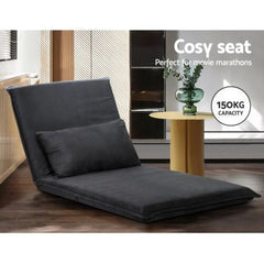 Artiss Floor Sofa Bed Lounge Couch Recliner Chair Folding Foam Camping Bed