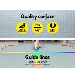Everfit 4M Air Track Gymnastics Tumbling Exercise Cheerleading Mat Inflatable