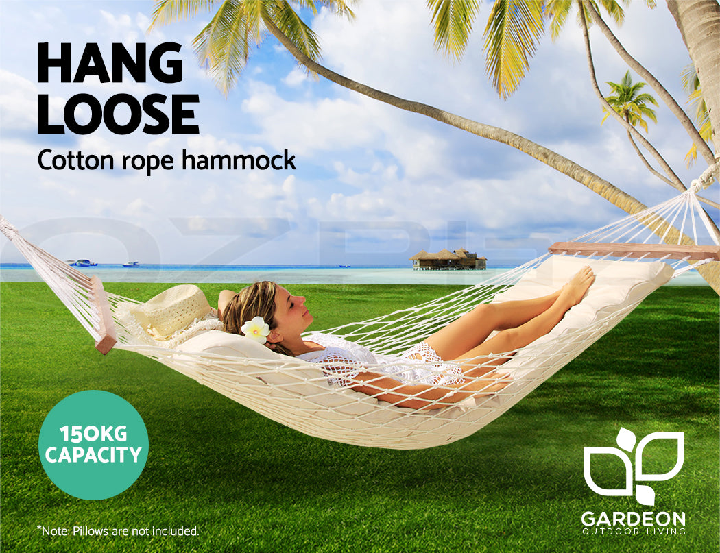 Gardeon Hammock Bed Outdoor Chair Camping Hammocks Hanging Mesh
