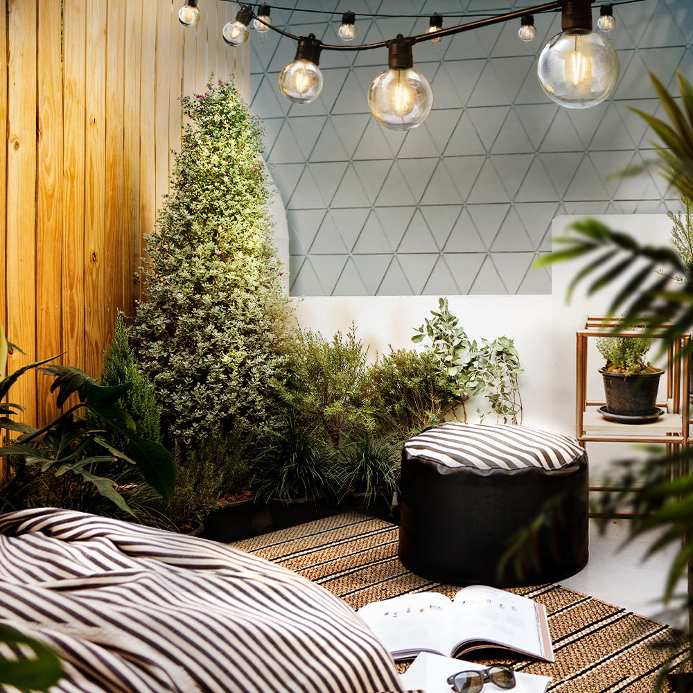 Jingle Jollys 59m LED Festoon Lights String Lighting LED Outdoor Garden Wedding