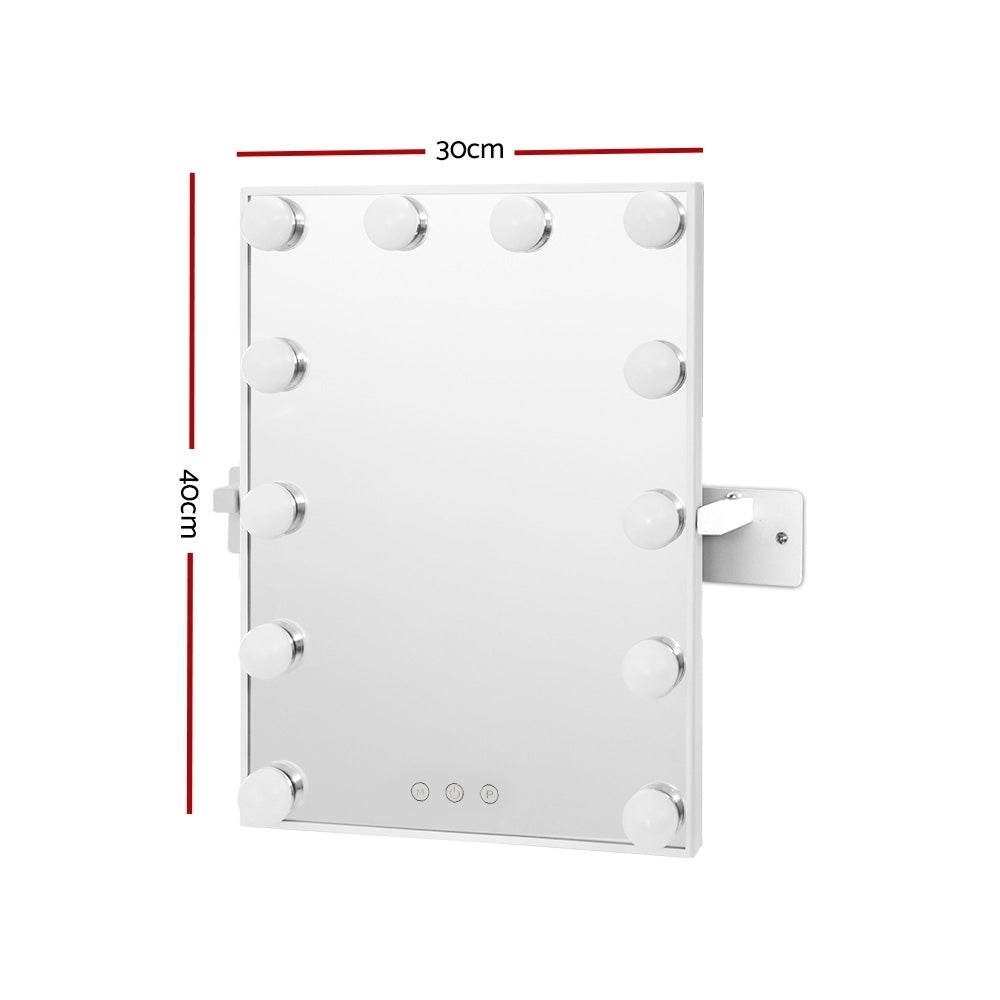 Embellir Wall mirror Makeup Mirror With Light Vanity 12 LED Bulbs Hollywood
