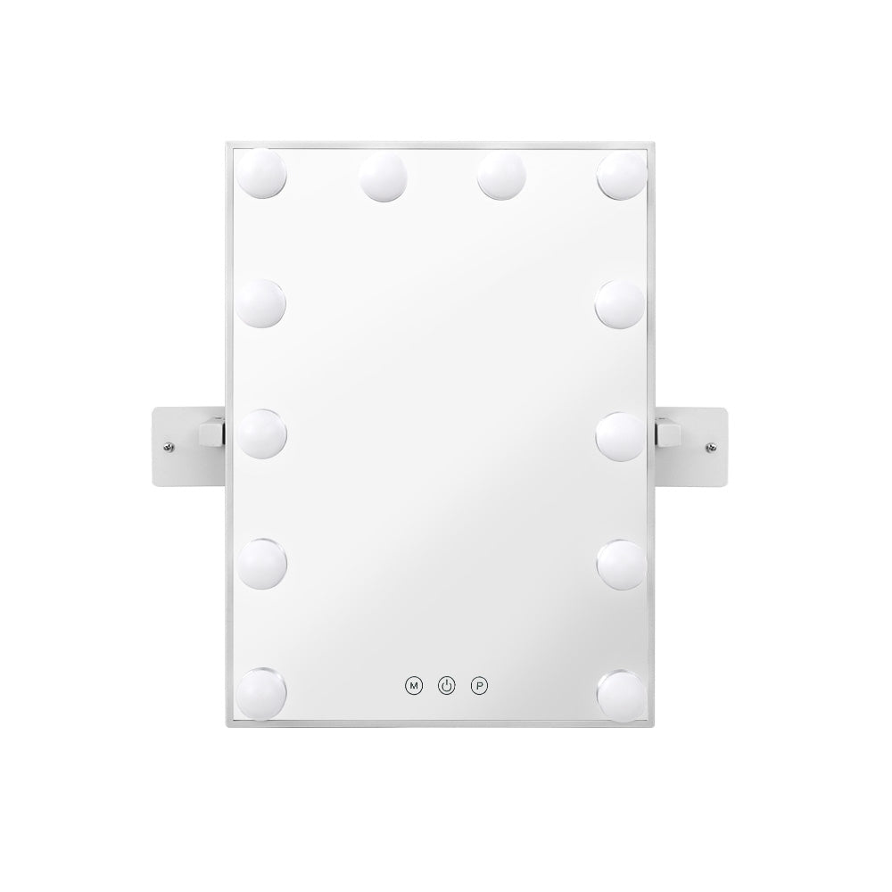 Embellir Wall mirror Makeup Mirror With Light Vanity 12 LED Bulbs Hollywood