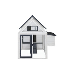 i.Pet Chicken Coop Rabbit Hutch 166cm x 120cm x 112cm Large Chicken Coop House Run Cage Wooden