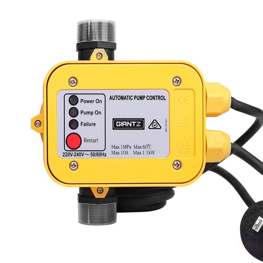 Giantz Auto Pressure Switch Control Electric Electronic Water Pump Controller