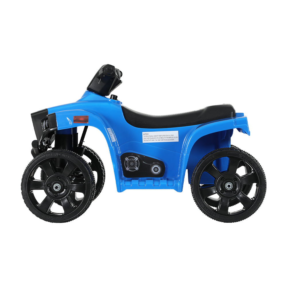 Rigo Kids Ride On Car ATV Quad Motorbike 4 Wheeler Electric Toys Battery Blue