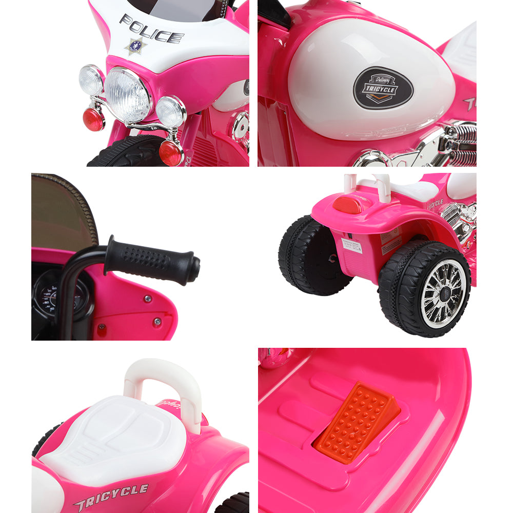 Rigo Kids Ride-on Motorcycle Motorbike Car Harley Style Electric Toy Police Bike