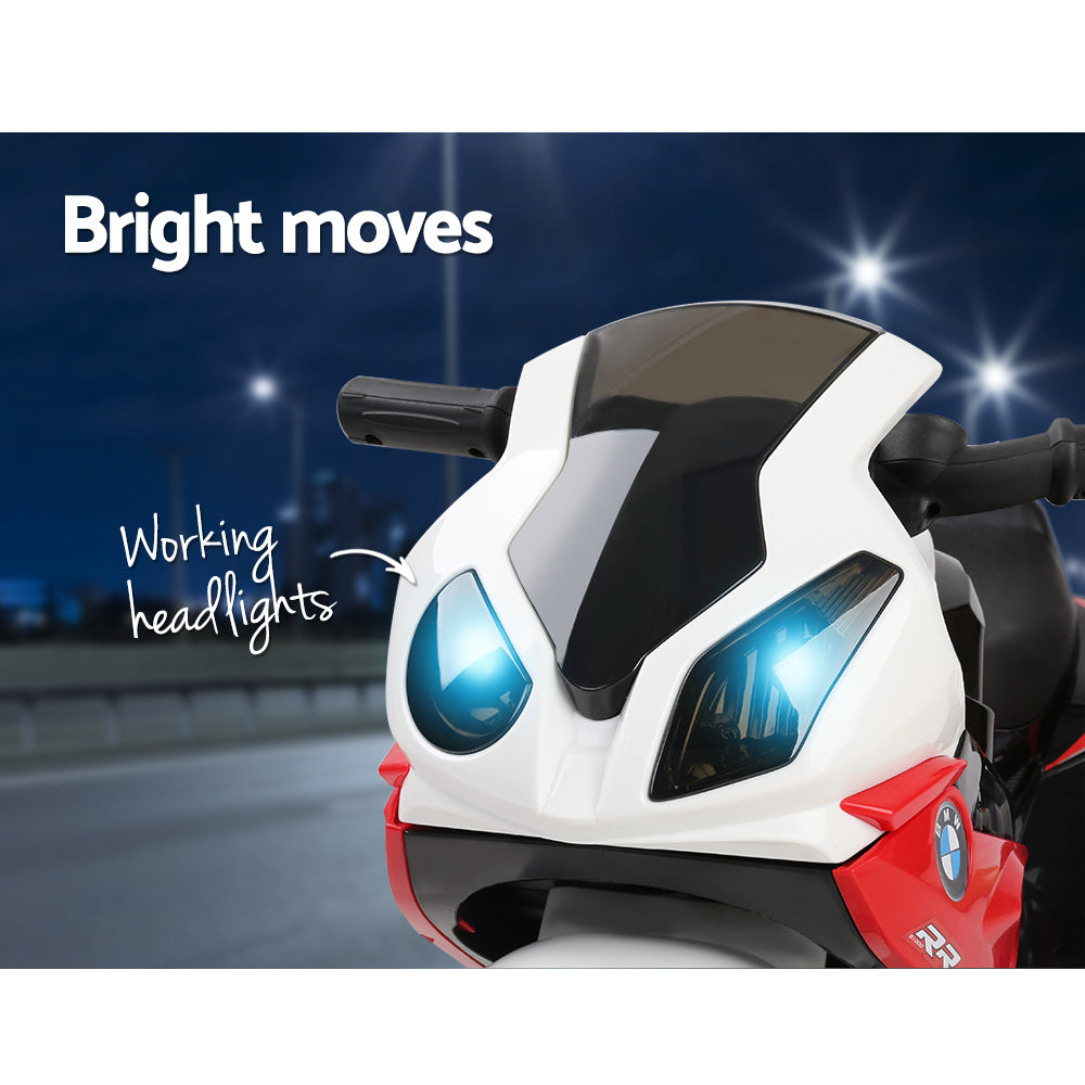 Kids Electric Ride On Car Police Motorcycle Motorbike BMW Licensed S1000RR Red