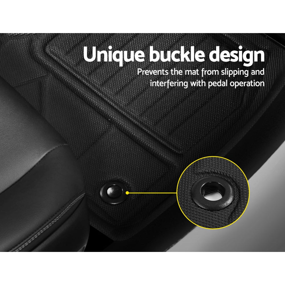 Weisshorn Car Rubber Floor Mats Compatible for Toyota RAV4 2019-2022 Front Rear