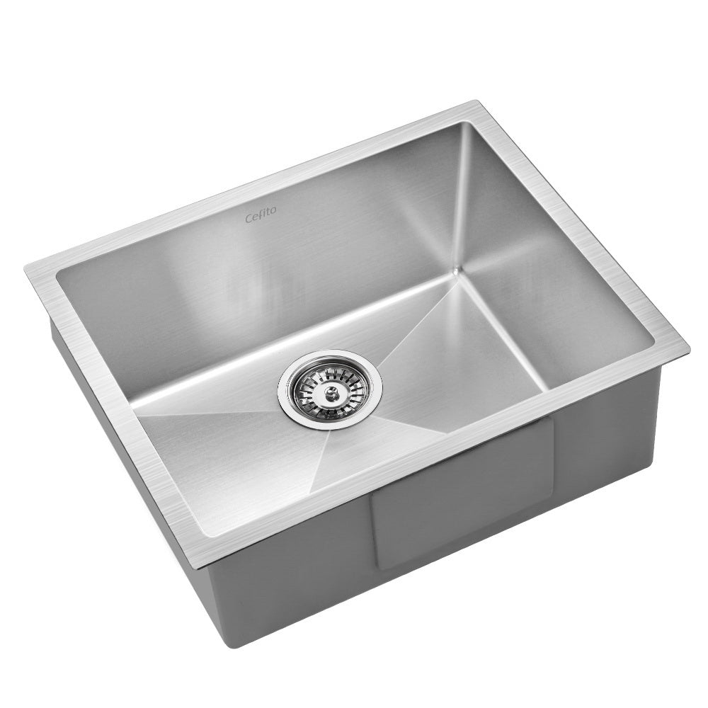 Cefito Kitchen Sink Basin Stainless Steel Under/Top/Flush Mount Bowl 510X450MM