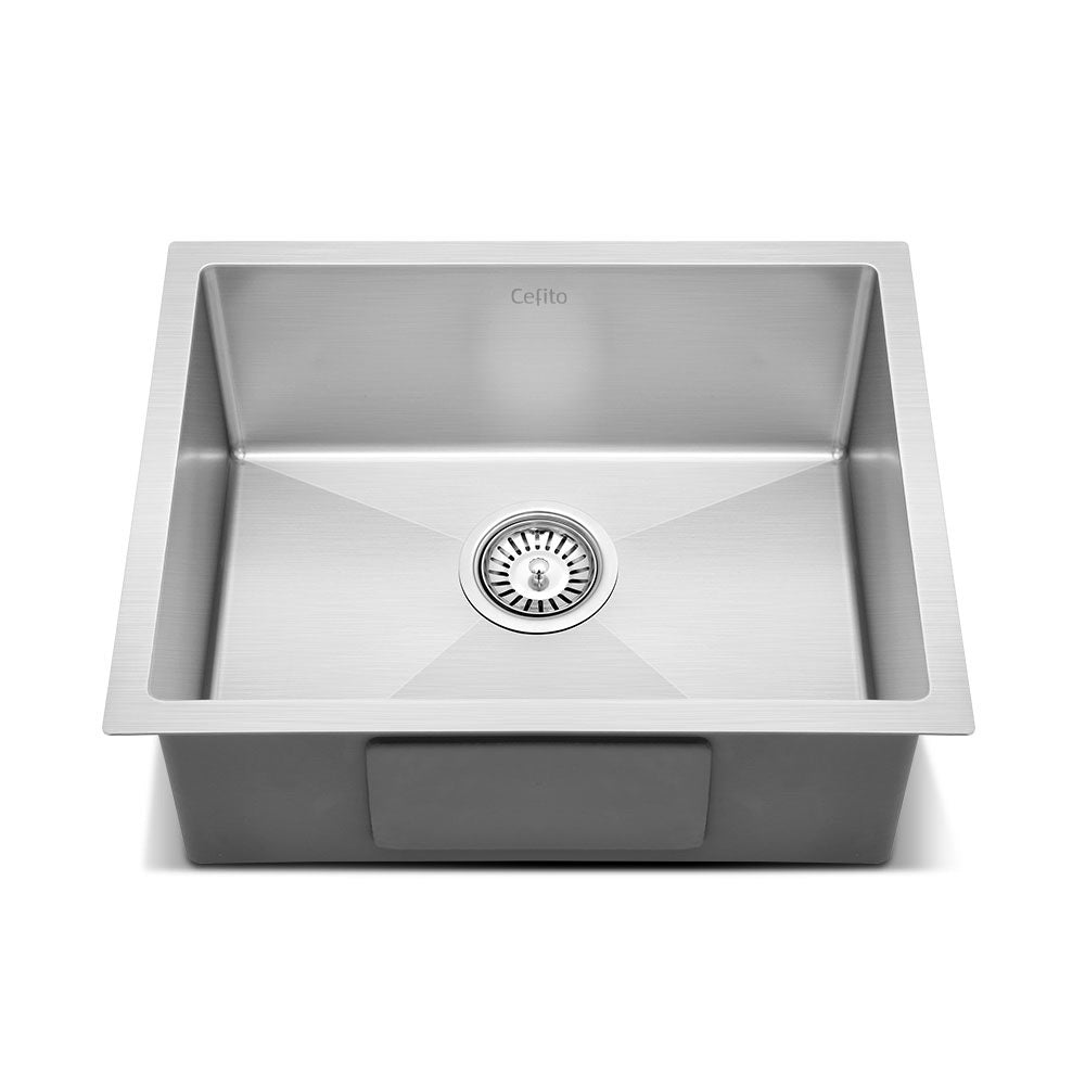 Cefito Kitchen Sink Basin Stainless Steel Under/Top/Flush Mount Bowl 510X450MM