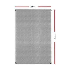 Instahut Tarp Tarpaulin 9x12m Camping Heavy Duty Sun Cover