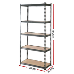Giantz 6X1.5M Garage Shelving Warehouse Rack Pallet Racking Storage Shelves
