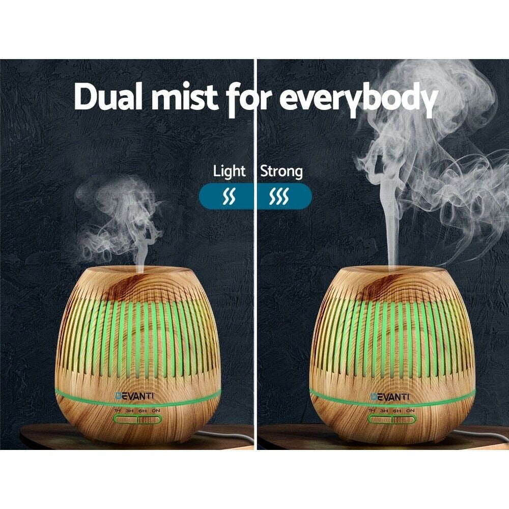 Devanti Aroma Diffuser Aromatherapy Humidifier 400ml
