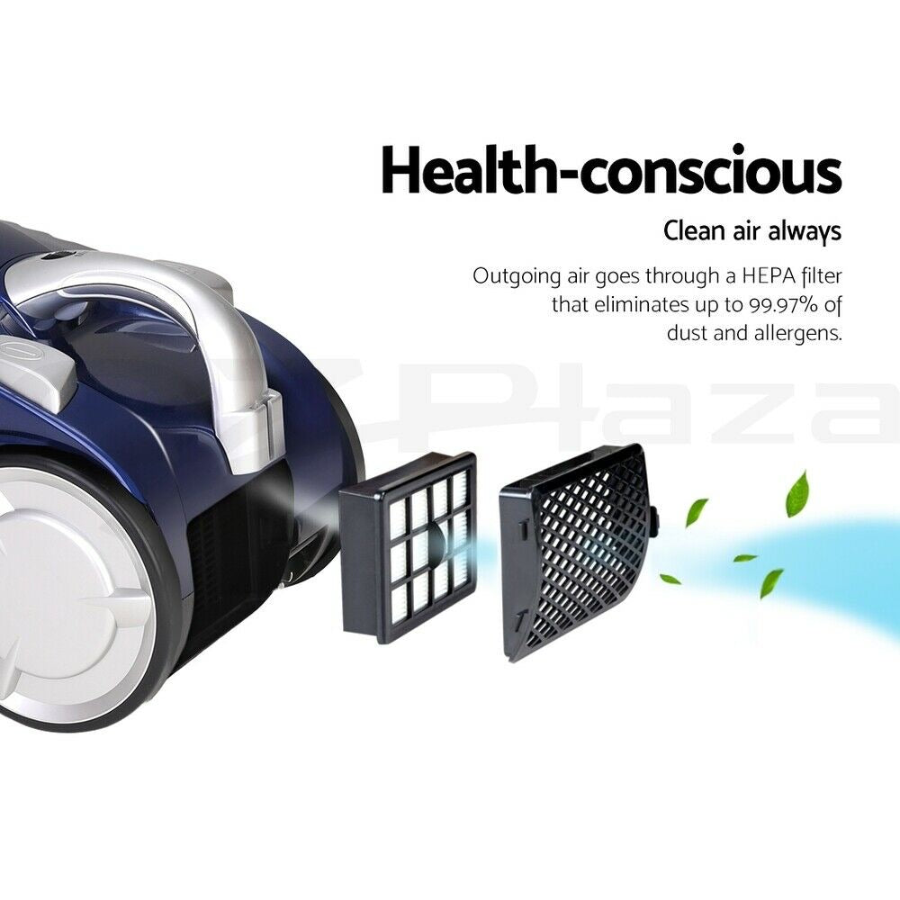 Devanti 2200W Bagless Vacuum Cleaner Blue