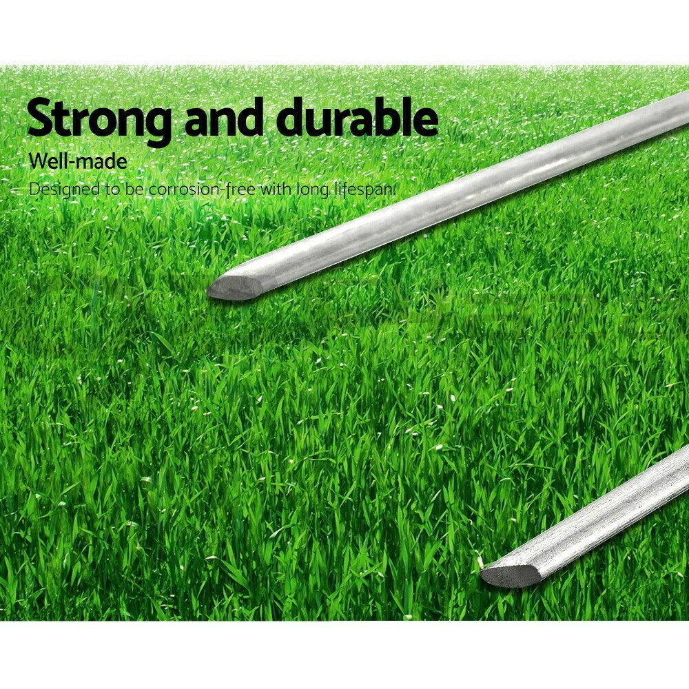 Prime Turf Artificial Grass 200pcs Synthetic Pins Fake Lawn Turf Weed Mat Pegs Joining Tape