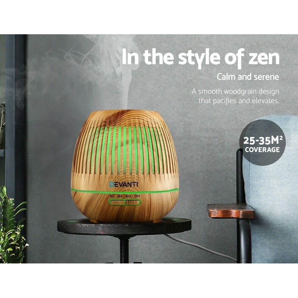 Devanti Aroma Diffuser Aromatherapy Humidifier 400ml