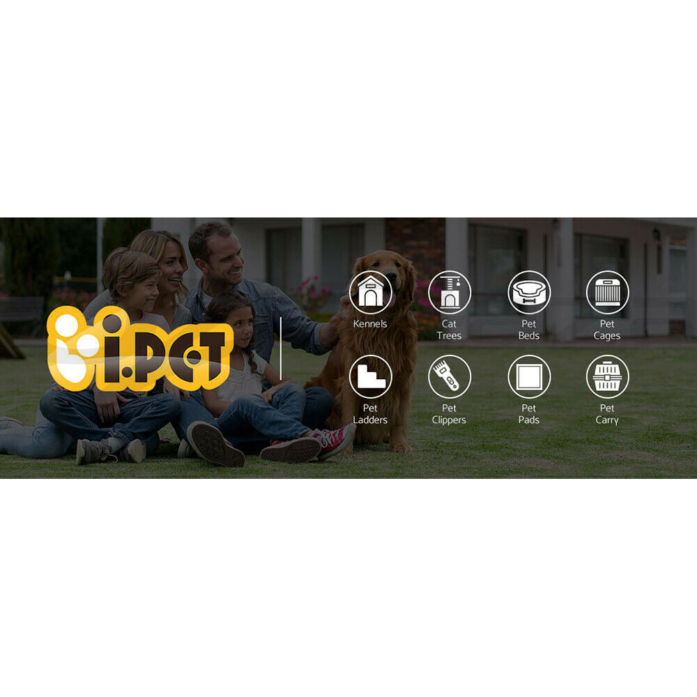 i.Pet 24" Dog Cage Crate Kennel 3 Doors