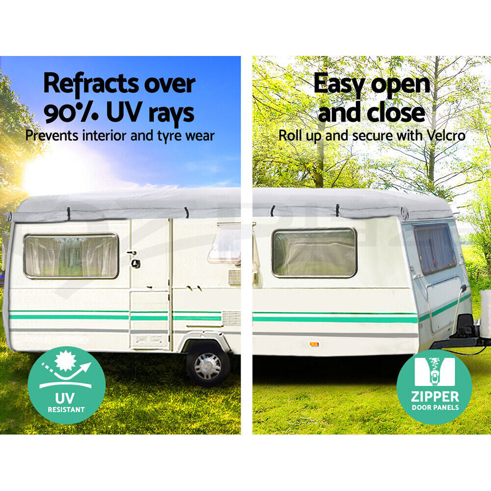 Weisshorn 14-16ft Caravan Cover Campervan 4 Layer UV Water Resistant