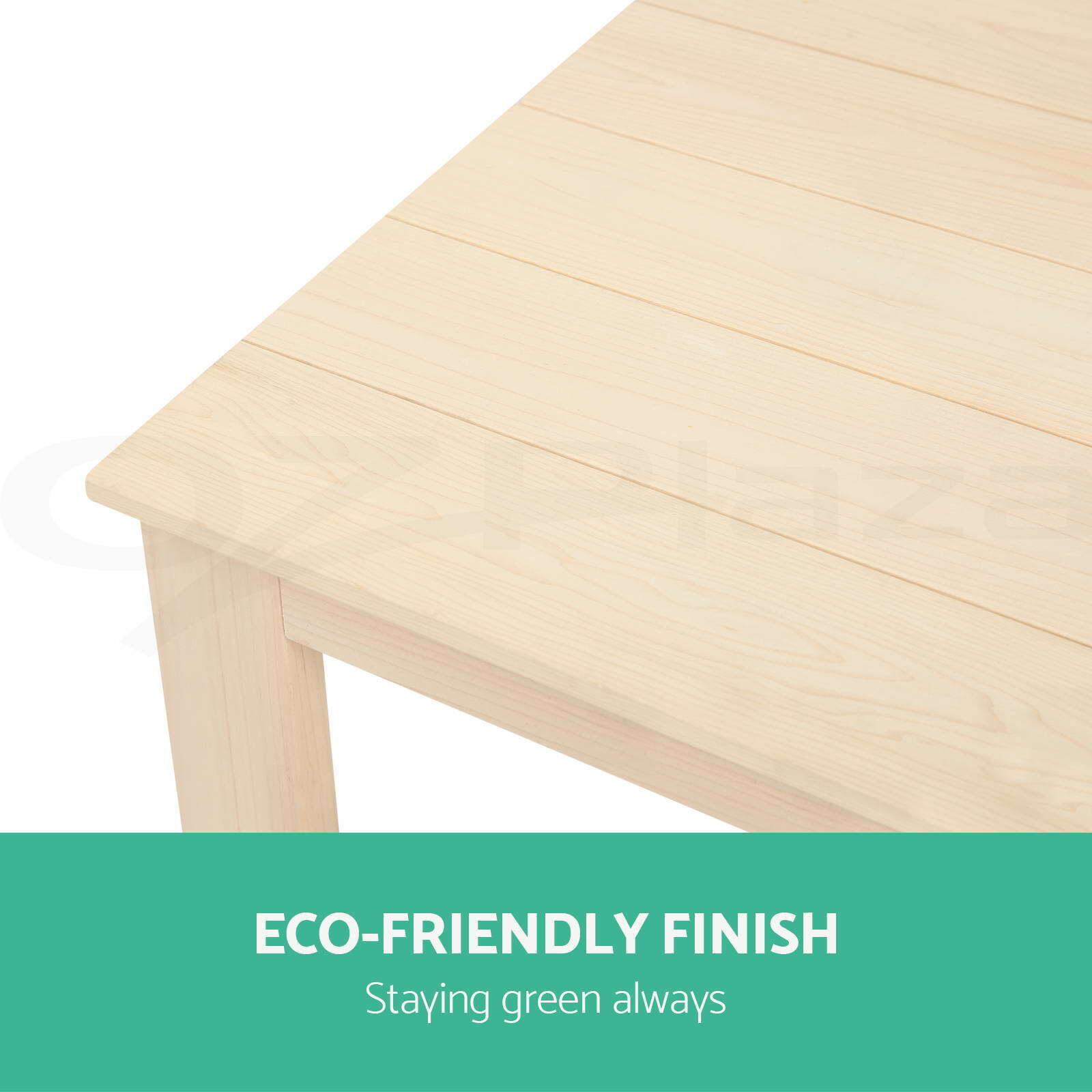 Gardeon Coffee Side Table Wooden Desk Outdoor Furniture Camping Garden Natural