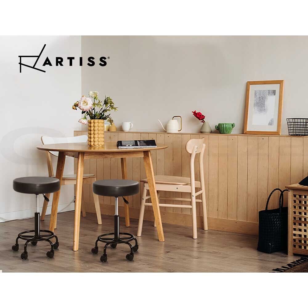 Artiss Salon Stool Round Swivel Chair