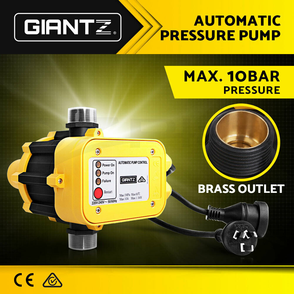 Giantz Auto Pressure Switch Control Electric Electronic Water Pump Controller