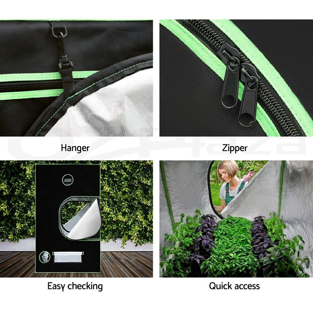 Greenfingers Grow Tent 900x90x180CM 1680D Hydroponics Kit Indoor Plant Room System