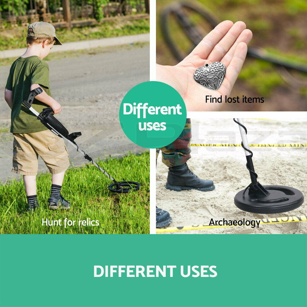 Metal Detector 180MM Deep Sensitive Waterproof Treasure Hunter Gold Digger