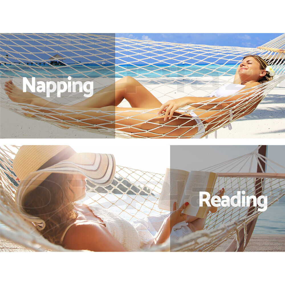 Gardeon Hammock Bed Outdoor Chair Camping Hammocks Hanging Mesh