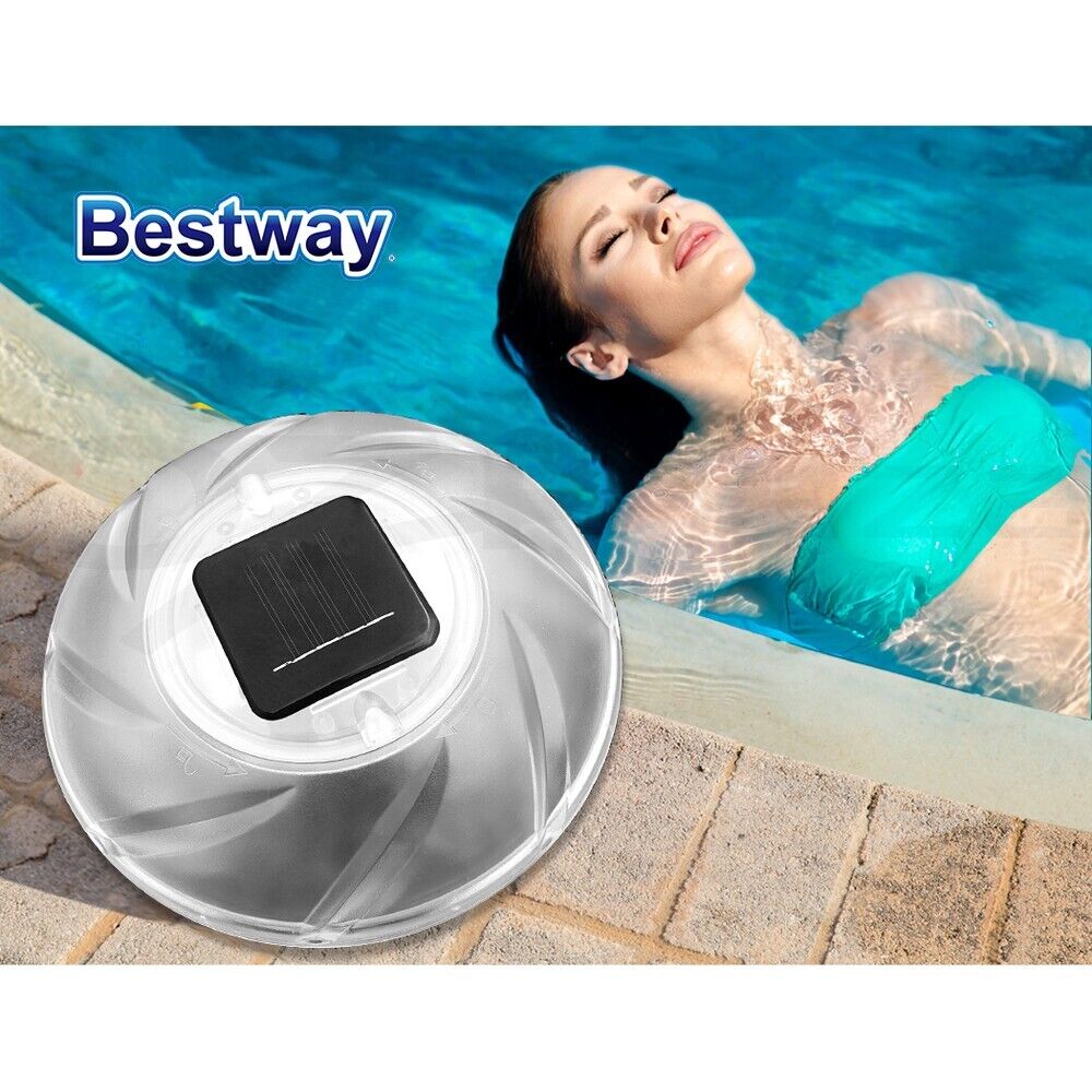 Bestway Solar Float Lamp LED Lamps Multi Color Float For Pool Pools