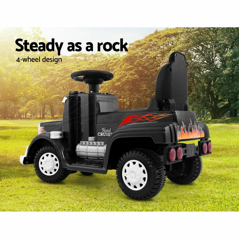 Rigo Kids Electric Ride On Car Truck Motorcycle Motorbike Toy Cars 6V Black