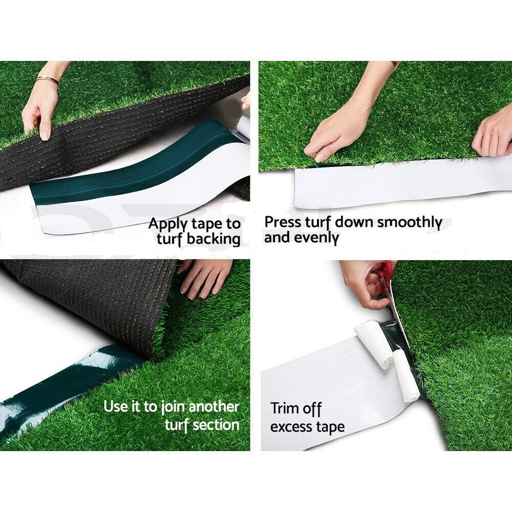 Prime Turf Artificial Grass 15cmx10m Synthetic Self Adhesive Turf Joining Tape Weed Mat