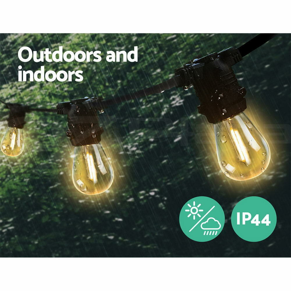 32m LED Festoon String Lights Christmas Decorations Wedding Party Outdoor Garden