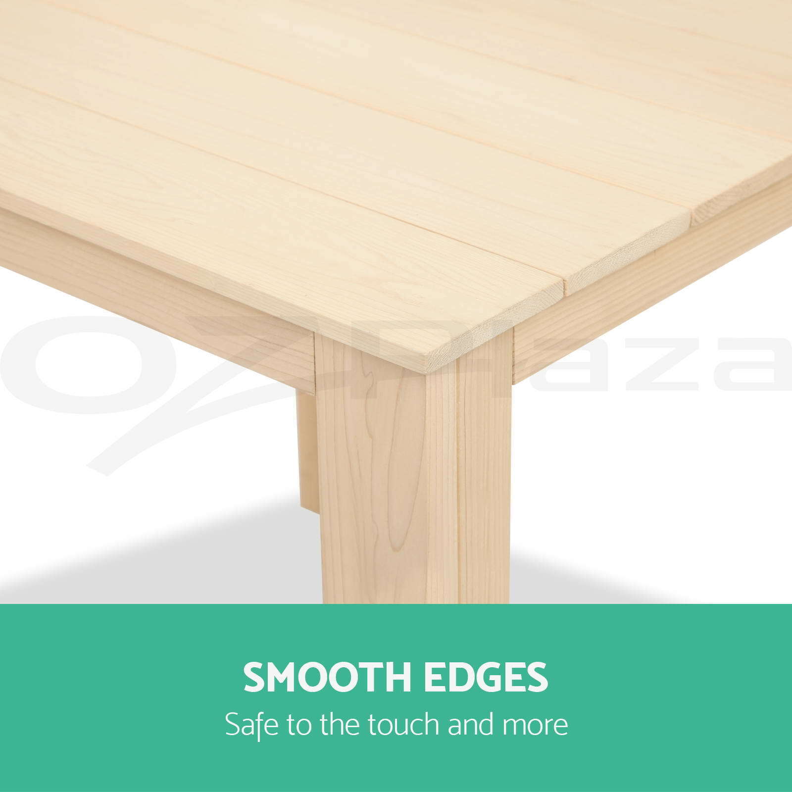 Gardeon Coffee Side Table Wooden Desk Outdoor Furniture Camping Garden Natural