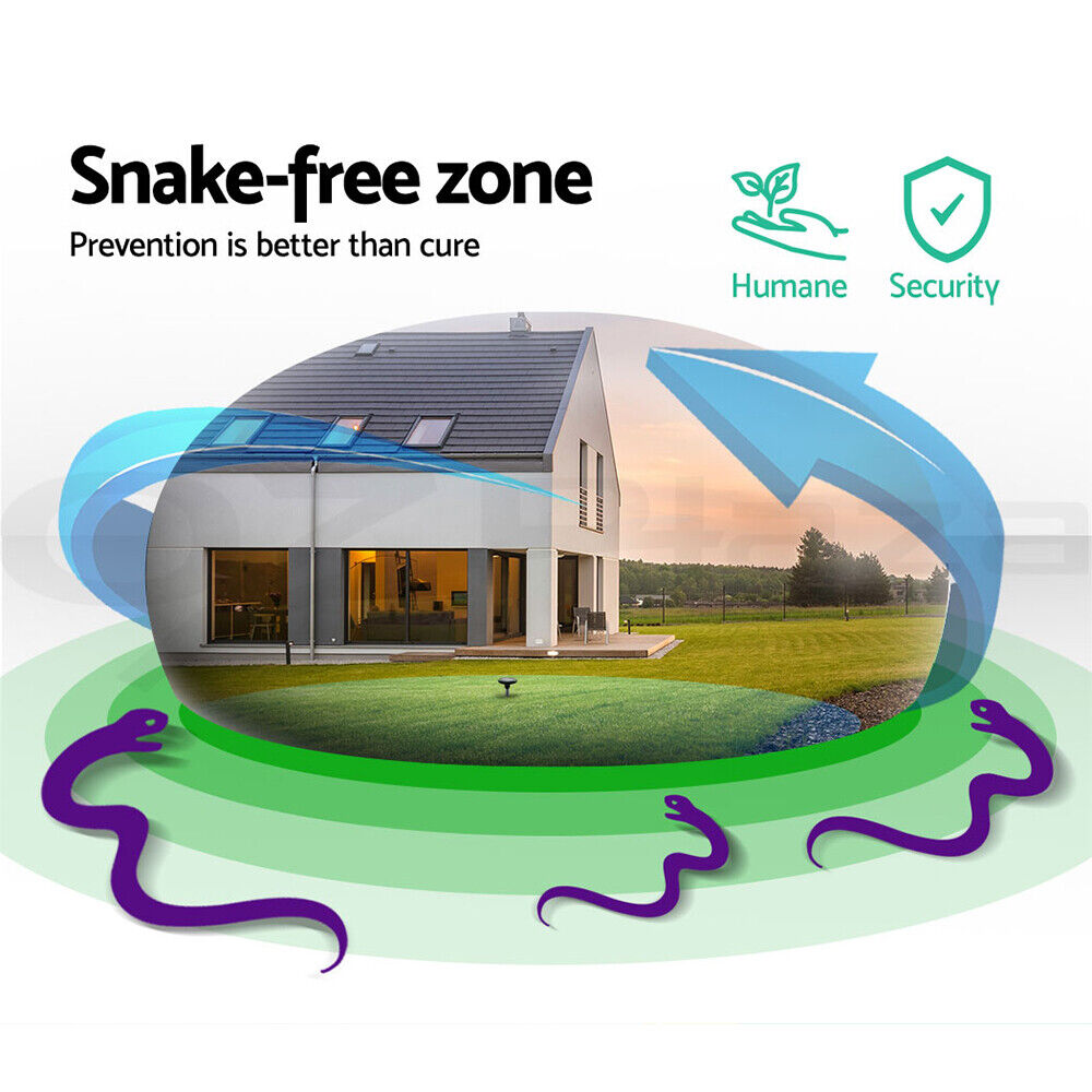 Gardeon Snake Repeller 20X Ultrasonic Solar Powered