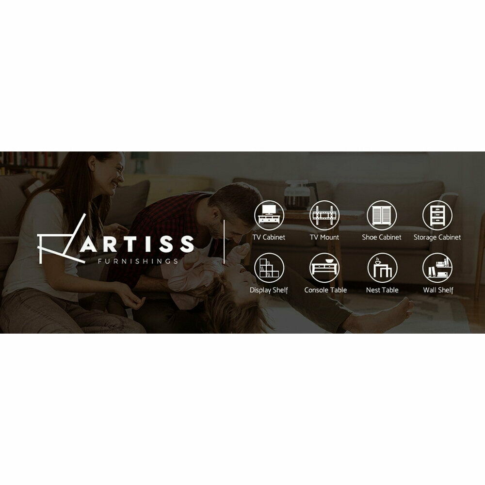 Artiss Bedside Table 3 Drawers Vintage - THYME White