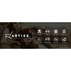 Artiss Bedside Table 3 Drawers Vintage - THYME White