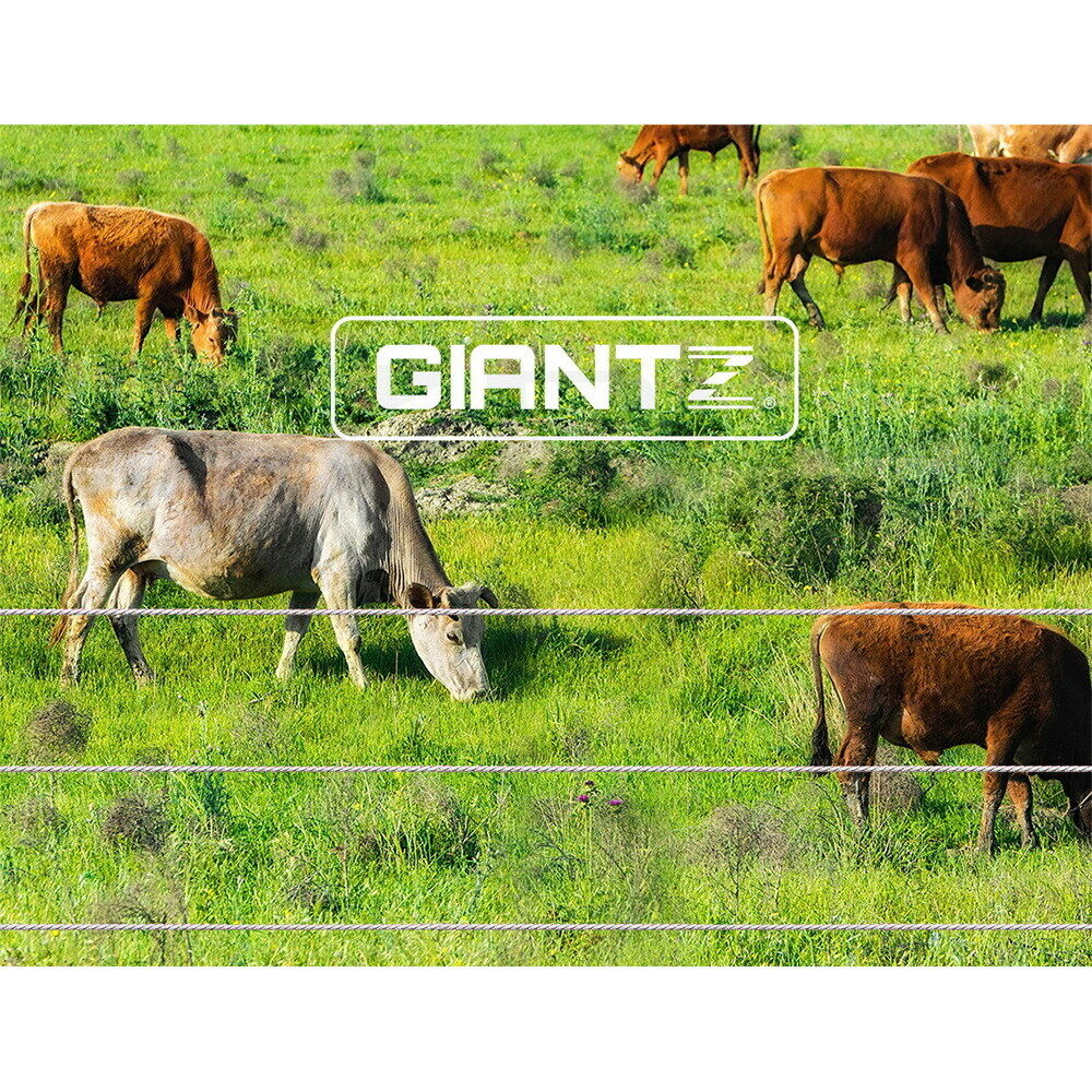 Giantz Fence Energiser 8KM Solar Powered Electric 2KM Poly Wire