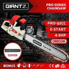 Giantz Chainsaw Petrol 52CC 20" Oregon Bar Commercial E-Start Pruning Chain Saw,Giantz Chainsaw Petrol 88CC 24" Oregon Bar Commercial E-Start Pruning Chain Saw