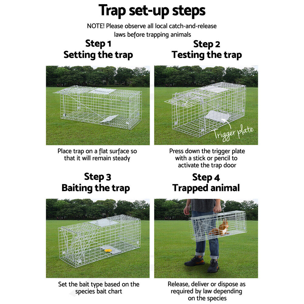 Gardeon Animal Trap Cage Possum 79x28cm