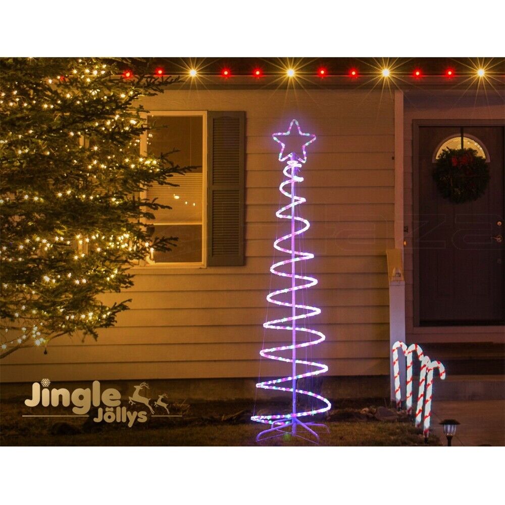 1.88M Christmas Lights Tree 288 LED Decorations Jingle Jollys