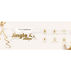 3 PCS Christmas Lights Reindeers 250 LED Decorations Jingle Jollys